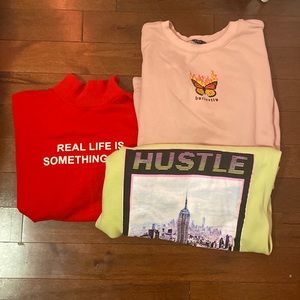 BUNDLE OF 3 SWEAT SHIRTS